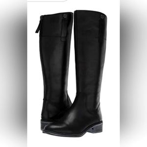 Franco Sarto Becky Knee High Boots, Women Size 8.5M, Black